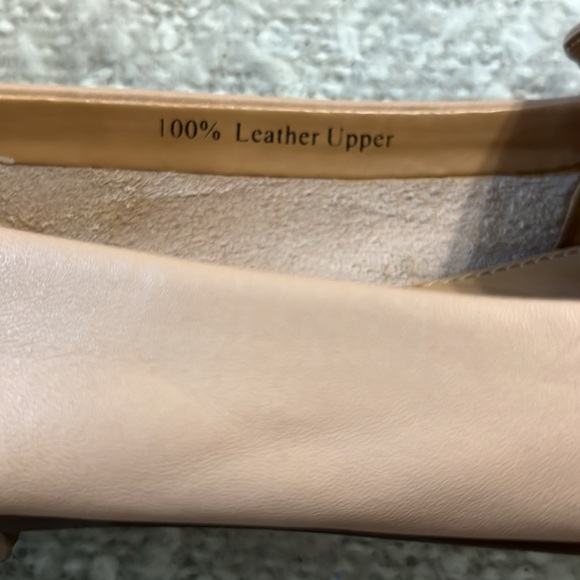 J Crew Edie Nude Peach Leather Loafers Size 9‎ - Picture 9 of 12